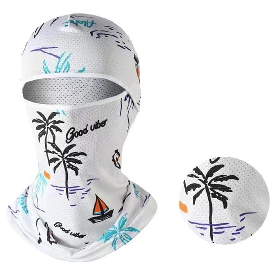 Polyester Balaclava Sun UV Protection Face Mask for Motorcycle, Fishing, Cycling - Lightweight, Breathable and Adjustable