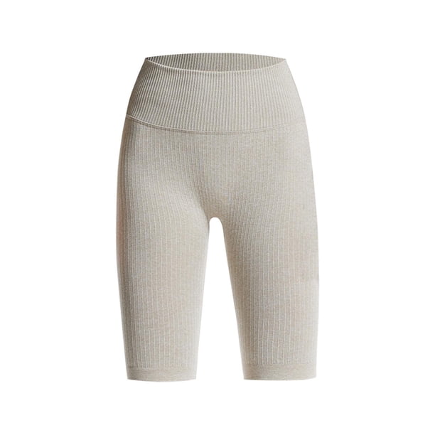 Gibobby Pantalon cortos yoga mujer Pantalones cortos de yoga de fitness para mujer Pantalones cortos de equitación de de cintura alta Pantalones corto(C,M)