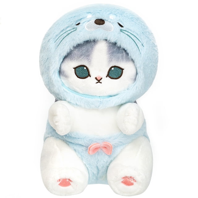 Juguete de peluche de gato Mofusand de la serie Anime de Cosplay de dibujos animados, adornos decorativos Kawaii, muñeco suave, regalo de cumpleaños para niños, 23cm