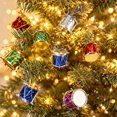 thumbnail image 6 of Colorful Glitter Mini Drum Christmas Tree Ornaments, Tree Hanging Decoration, Christmas Tree Drum Ornaments, Pendant Holiday Wedding New Year Party Christmas Decor, 12 Pcs, 1.18 Inches, 6 of 7