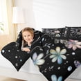 thumbnail image 4 of jejeloiu Boho Dragonfly Full Size Comforter Sets,Cute Daisy Blossom Bedding Sets For Girls Women Reversible 3 Pieces, 4 of 8