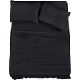 thumbnail image 1 of Juego de sábanas California King de Utopia Bedding, 4 unidades, color negro, 1 of 6