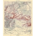 thumbnail image 2 of USGS 15x17 White Modern Wood Framed Museum Art Print Titled - Alhambra California Quad - USGS 1926, 2 of 4
