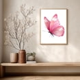 thumbnail image 6 of Abstract Pink Butterfly Canvas Painting Wall Art for Living Room Bedroom Decoration, Poster Print, Frameless, 6 of 7