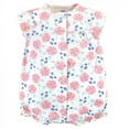 thumbnail image 4 of Touched by Nature Baby Girl Organic Cotton Rompers 3pk, Pink Rose, 12-18 Months, 4 of 4