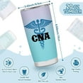 thumbnail image 4 of CNA Gifts for CNA Week, Certified Nursing Assistant Gifts Tumbler Stainless Steel with Lid 20OZ, 4 of 6