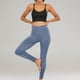thumbnail image 1 of MKLEKYY Leggings deportivos para mujer, pantalones ajustados de cintura alta para fitness, nuevos pantalones deportivos para correr, pantalones de yoga sin costuras color melocotón, 1 of 4