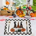 thumbnail image 3 of sruoe Tablecloth, Halloween Tablecloth, Machine Washable Foldable White Rectangle Tablecloths, Table Cloth for Dining, Home, Party Decor, Cotton Linen, 3 of 5
