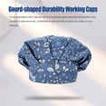 thumbnail image 3 of ruzhgo Operating Hats Nurses Long-time Service Gourd-shaped Pure Color Button Professional Assorted Colors Multifunctional Working Caps Hallowmas Yellow PP-40, 3 of 5