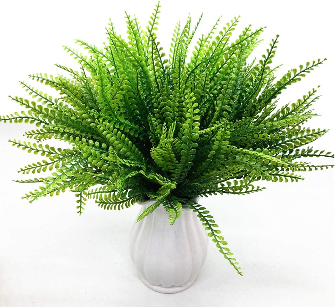 30/50 Leaves Artificial Plastic Plants Chlorophytum Branch Fake Plants NO Pot US 