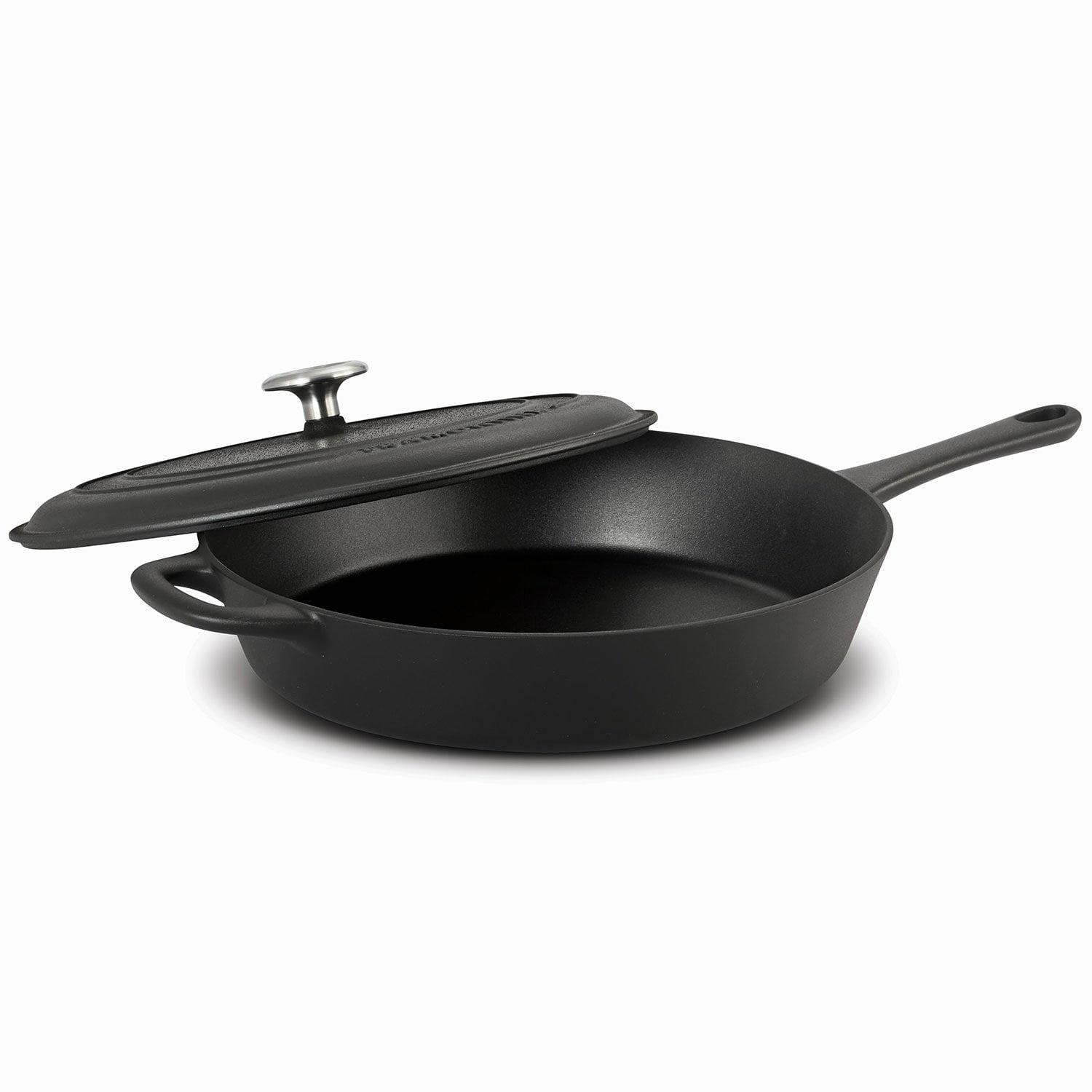 Lodge L12SK3 13.25 Inch Pre-Seasoned Cast Iron Skillet Pan with Assist Handle 