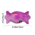 thumbnail image 3 of Juguete masticable de peluche chirriante para perros y gatos con chirriador oculto, tela suave y duradera, 16x7 cm, juguete interactivo para aliviar el aburrimiento de mascotas pequeñas, 3 of 9