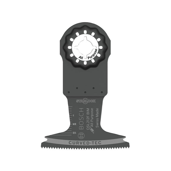 Cuchilla multiherramienta oscilante BOSCH OSL212F, 2,5 cm, bimetálica