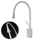 thumbnail image 4 of Steel Mixer Tap with Rotation Spout for Kitchen or Bathroom Sink in White, 4 of 5
