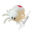 thumbnail image 2 of Red Tail Spider Plush – Soft Colorful Arachnid Stuffed Animal for Unique Home Decor & Novelty Gifts for Insect Enthusiasts Green, 2 of 8