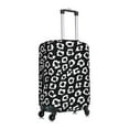 thumbnail image 3 of Uemuo Black Leopard Printed Washable Luggage Cover - Fashion Suitcase Protector Fits 18-32 Inch Luggage -Small, 3 of 9