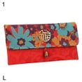 thumbnail image 6 of Farfi Chinese Style Lucky Money Bag Cloth Floral Red Envelope Pocket New Year Packet (Type 6,L), 6 of 13