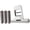 white black set2, variant on Handheld Squeeze Small Sponge Mop Absorbent Desktop Foldable Cleaner with Replaceable Head For Countertops Car Offices
