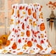 thumbnail image 1 of Manta de Calabaza de Halloween | Manta de Franela para Sofá con Estampado de Calabaza y Hoja de Arce | Poliéster Suave, Ligero y Acogedor | 70 X 100 Cm | Manta Cálida y Decorativa para Sala de Estar,, 1 of 6