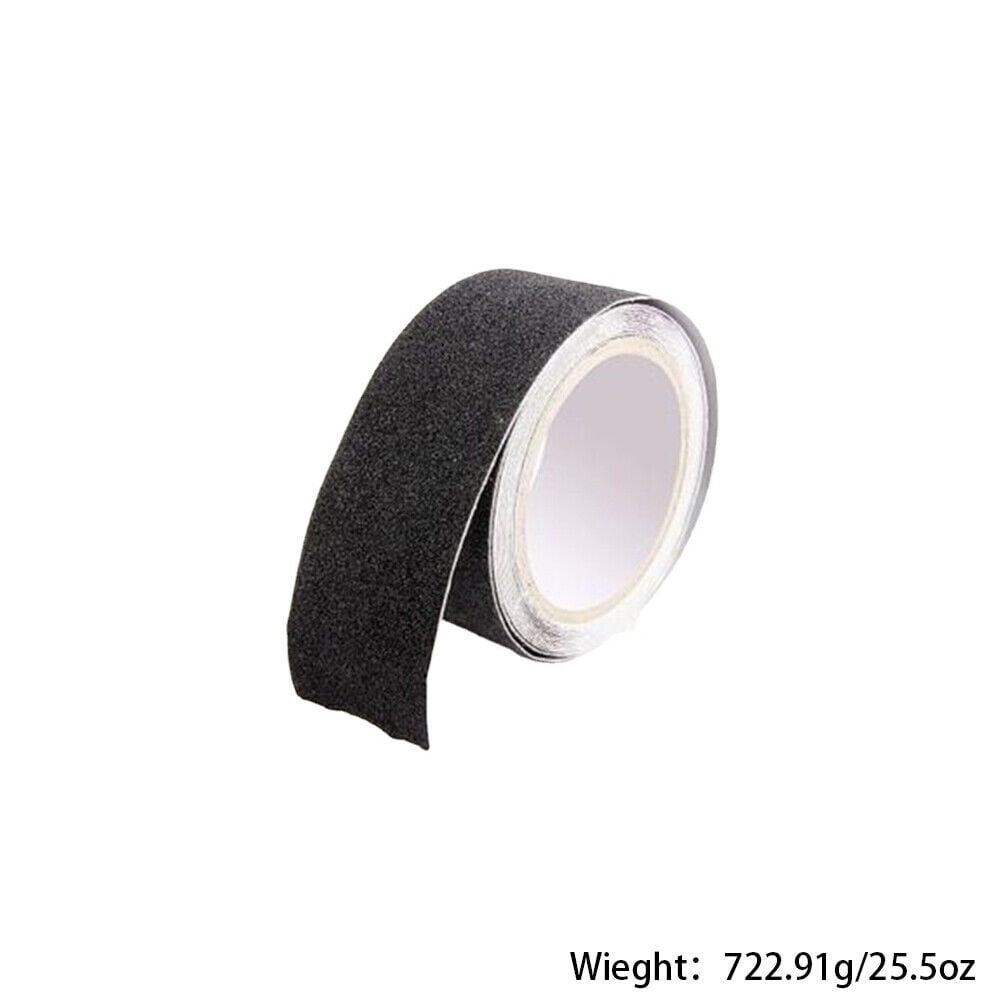 US 2" x 60FT BLACK ROLL SAFETY NON SKID TAPE ANTI SLIP TAPE STICKER GRIP GRIT