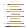 thumbnail image 2 of 11pcs Clay Sculpture Kit Carved Smoothing Wax Ceramic Pottery Tools Carving Cutters Brush Set, 2 of 9