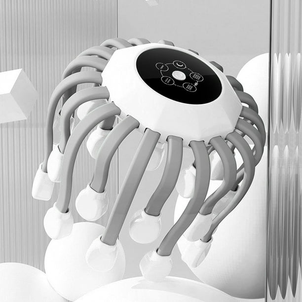 Rascador Eléctrico De Cabeza Con Garra, Música, 20 Garras, Masajeador De Cabeza Eléctrico, 5 Modos, 3 Niveles, LED Infrarrojo Para Insomnio Para Atletas