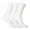 White, variant on Hehanda 3 Pairs Soft Breathable White Diabetic Socks,Seamless Socks with Non Binding Top