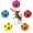 B:5 pcs, variant on 2'' Squeak Latex Dog Toy Football Chew Fetch Throw Ball for Medium Dogs Interactive Play-6pcs