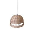 thumbnail image 4 of Rattan Lamp Shade Chandelier Lampshade Round Handmade Mini Boho Ceiling Pendant, 4 of 9