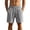 AAB27-Dark Gray, variant on VV AVEORS Men'S Cotton Linen Shorts 2026 Summer Casual Elastic Waist Drawstring Beach Vacation Gym Yoga Golf Shorts With Pockets White 2XL