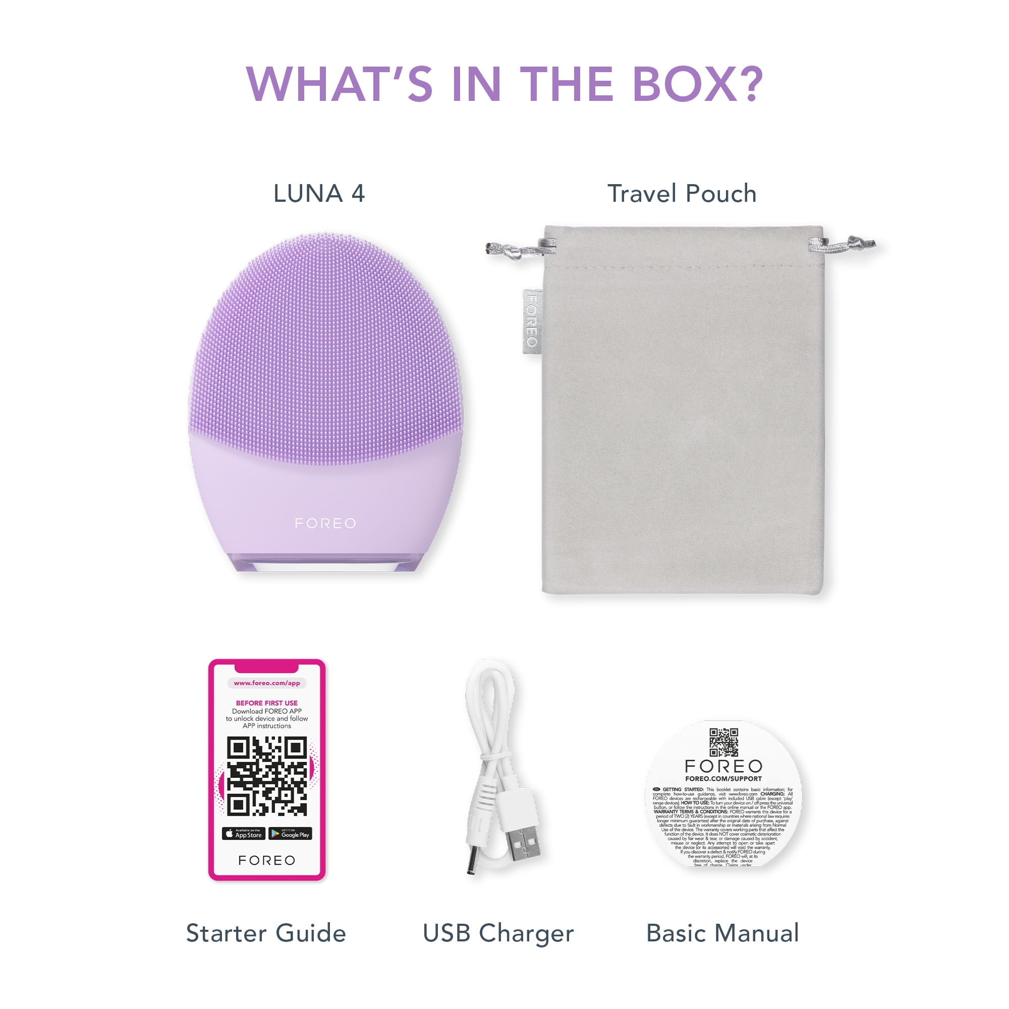 FOREO LUNA 3 洗顔ブラシ パープル FOREO LUNA 3 洗顔ブラシ パープル FOREO LUNA3 パープル