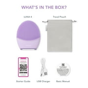 FOREO LUNA 4 2-in-1 Smart Facial Cleansing & Firming Massage Device for Sensitive Skin