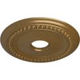thumbnail image 3 of Ekena Millwork 18 5/8"OD 4"ID x 1 1/8"P Classic Ceiling Medallion (Fits Canopies up to 12 3/4"), Hand-Painted Pale Gold, 3 of 7