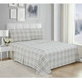 thumbnail image 1 of Snow Cap 4 Piece Cotton Flannel Sheet Set, 1 of 3