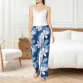 thumbnail image 2 of Haiem Flower Women's Pajama Pants Ultra Lightweight Pjs Bottoms Sleepwear Bottom Pants With Pocket Drawstring-Small, 2 of 7