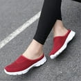 thumbnail image 6 of Womens Breathable Mesh Walking Mules Sneakers Open Back Slip On Shoes, 6 of 10