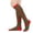 Dark Green_028, variant on Womens Multi-color Striped Knee High Socks Funny Novelty Athletic Colorful Stripe Running Stockings Tube Socks
