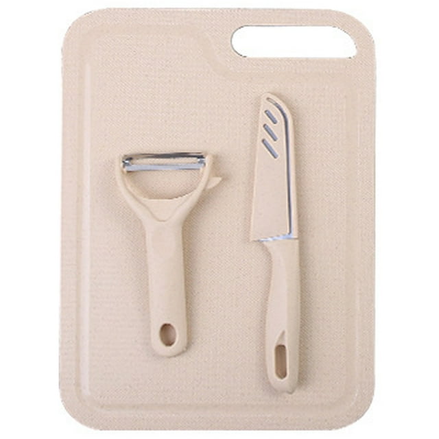 Ensemble de Planches à Découper en Plastique Réutilisables Éplucheur de Fruits Planche à Découper Coupe-Cuisine