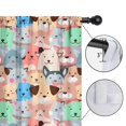 thumbnail image 4 of Blackout Kids Curtains,Cartoon Dog Childrens Insulated Curtains Set Of 2,Bedroom Essentials,Toddler Room Decor 42x54in(106x137cm), 4 of 4