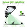 thumbnail image 3 of ¡En oferta! Farolas solares para exteriores con control remoto, 3 modos de iluminación, luz de seguridad con sensor de movimiento para jardín, patio, camino o patio., 3 of 8