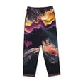 thumbnail image 6 of Fotbe Explosive Fluid Splash Art Women's Pajama Pants,Sleepwear Pants,Pj Bottoms Drawstring And Pockets-Small, 6 of 7