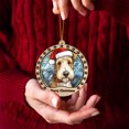 thumbnail image 3 of Wire Fox Terrier Christmas Dog Ornament, Wire Fox Terrier Dog Christmas Stained Glass, Wire Fox Terrier Dog Suncatcher Christmas Tree Decor, Xmas Dog Gift, 3 of 4