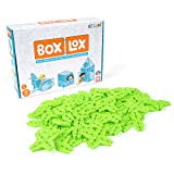 Atwood Toys Box Lox 80 pcs Creative Cardboard Building kit - Essentials, Construction Toys for Girls and Boys Educational STEM Building Alternative to Building Blocks Toy (Green)