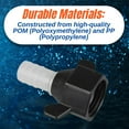 thumbnail image 4 of SEAFLO (NO: 51F01) 1/2"-14 FNPT x 1/2" Barb Straight Pump Fitting for SHURFLO, SEAFLO, Circle River, Johnson, Jabsco, FLOJET, REMCO, Lippert, USA ADVENTURE and other Pumps (02-Pack), 4 of 5