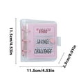 thumbnail image 3 of Money Saving Binder Under $5! Kadlawus Vertical Cash Saving Binder with 3-Ring Clip, PVC Pocket Envelope for Money, Cards, Photos, Financial Organizer, Budget Planner, Gift for Savings Challenge, 3 of 9