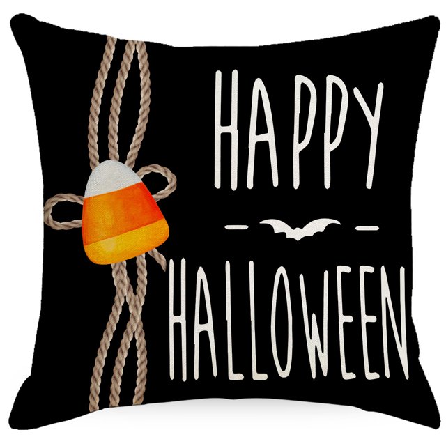 Mashaouyo Clearance Halloween Pillow Covers 18x18 Inch Set Of 4 Trick Or Pumpkin Throw Pillow Covers for Fall Halloween Decorations Halloween Party Pillows Decorative Pillow Covers for Cou