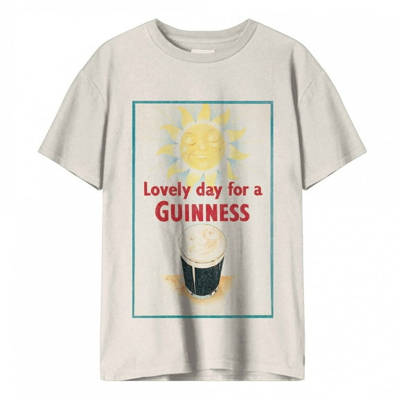 Guinness Lovely Day Under the Sun for a Guinness T-Shirt-Medium