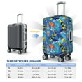thumbnail image 6 of Lsque Hawaiian Style Printed Luggage Cover, Travel Luggage Protector,Scratch and Dirt Resistant, Fits 18-32 Inch Luggage - Large, 6 of 9