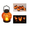 thumbnail image 4 of Lámpara De Calabaza De Cara Aterradora Lámpara Led Perlas Linterna Luz De Decoración De Halloween Portátil Con Interruptor De Palanca De Luz Suave Intermitente Para Suministros De Fiesta Navideña Eigraketly HA017068-00, 4 of 7