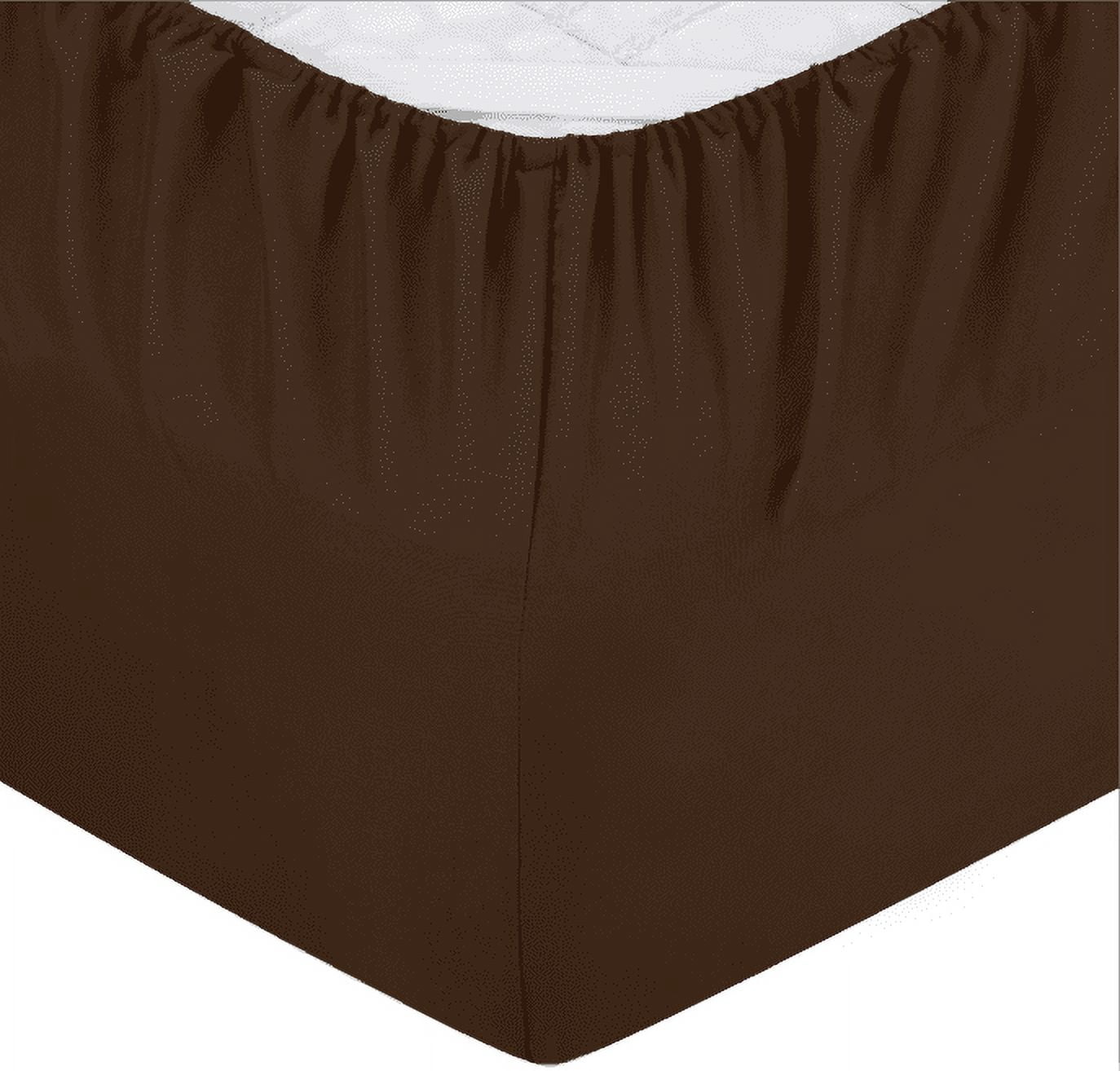 Sweet Home Collection 1500 Series Bed Sheets - Extra Soft Microfiber Deep Pocket 4pc Sheet Set - Brown, Twin
